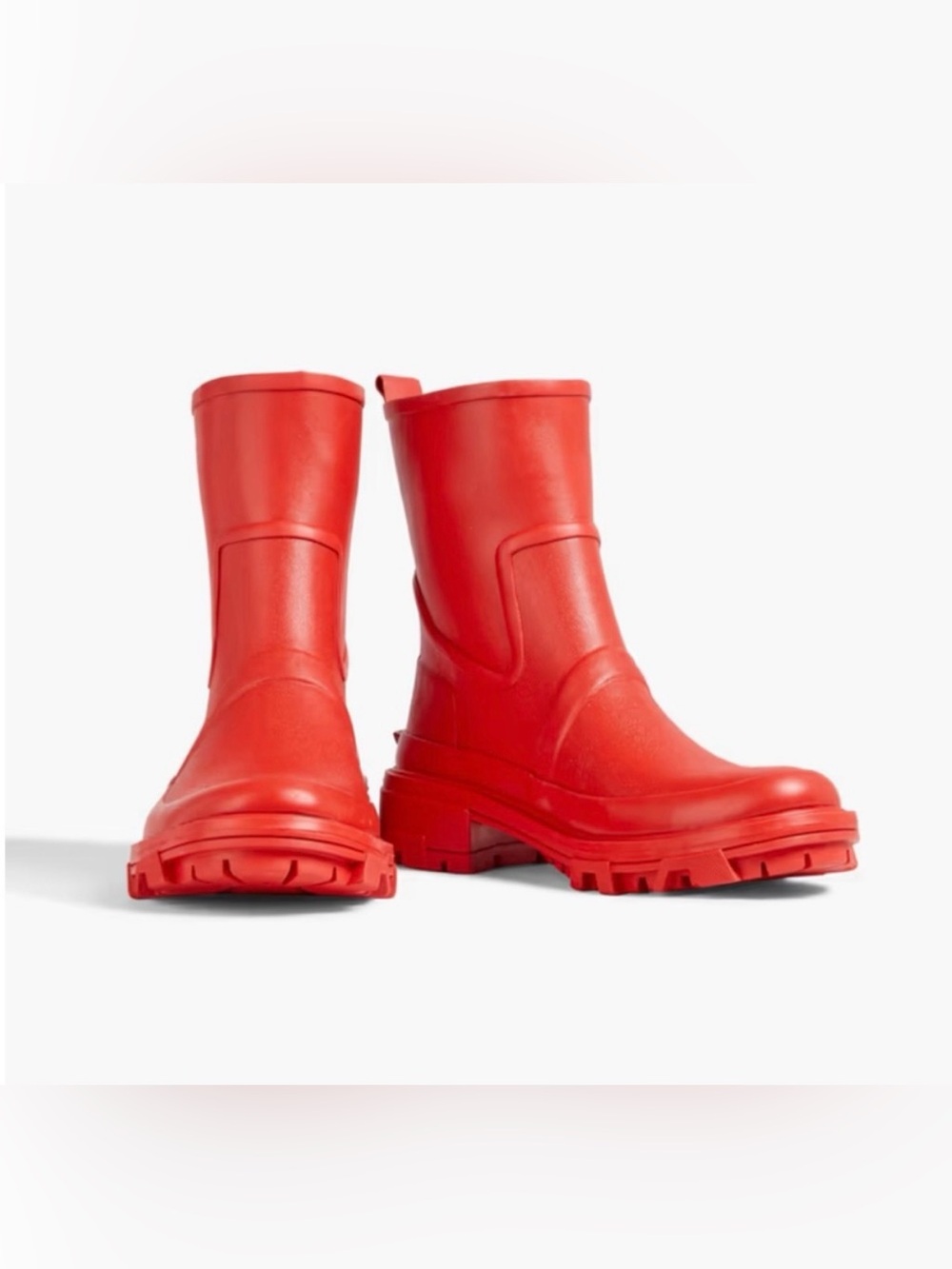 rag & bone Red Shiloh Rain Boots